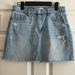 ZARA Denim Mini Skirt